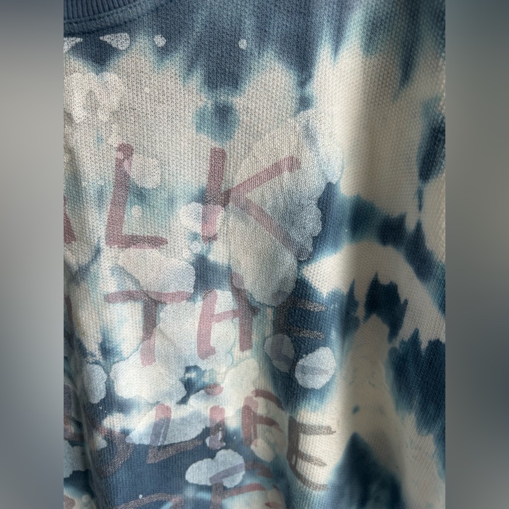 The People of The Labyrinths long sleeve tie-dye top. Oversized small. - Picture 2 of 4